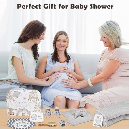 Suitcase Newborn Gift Set - Elephant