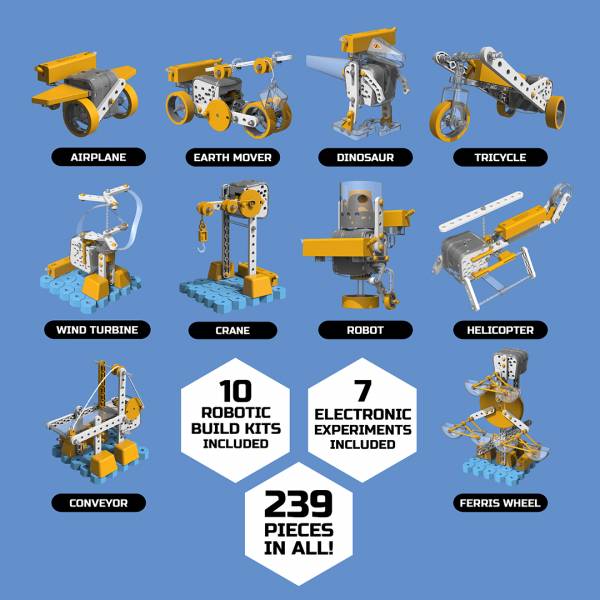 Discovery Mindblown 239pc Electricity Construction Set