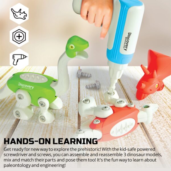 Discovery Mindblown – 90-Piece Dinosaur Construction Set