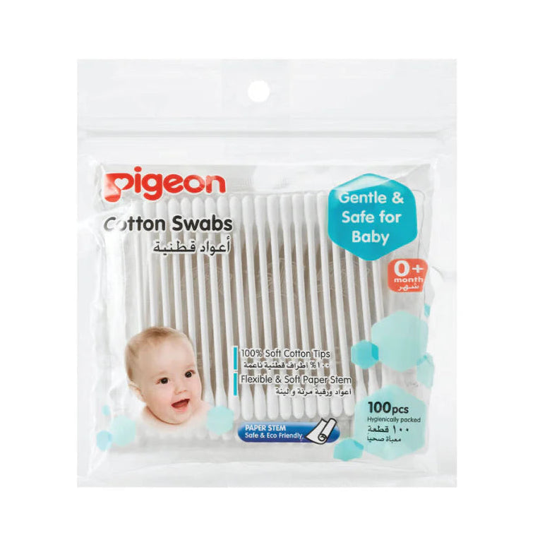 Pigeon Cotton Swabs Thick Stem 100 pcs/pk