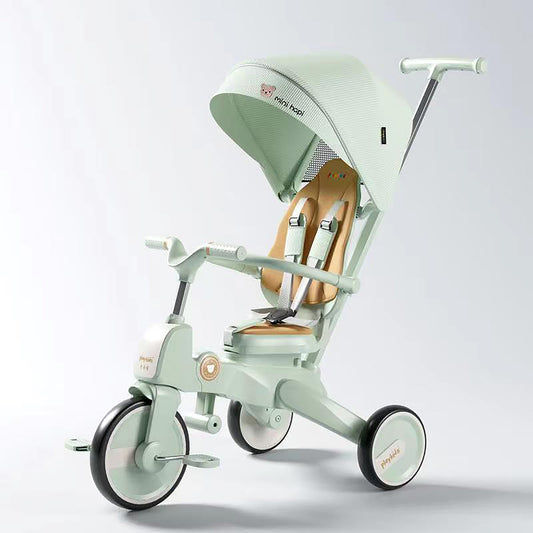 7 In 1 Trike Easy Foldable Tricycle – Mint