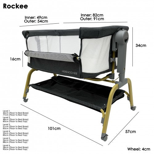 iKrib Rockee Co-Sleeping Bedside Crib