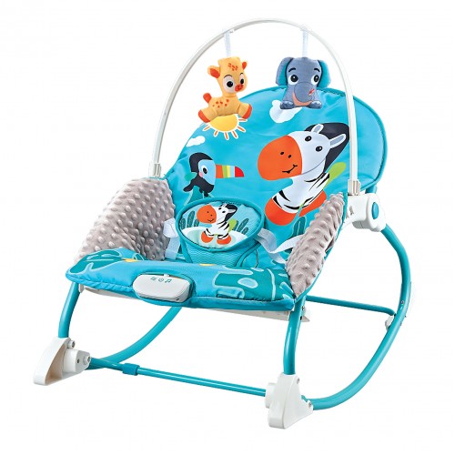 Infant to Toddler Rocker/Dining Chair - Zebra