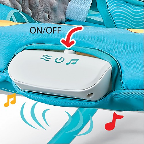 Infant to Toddler Rocker/Dining Chair - Zebra