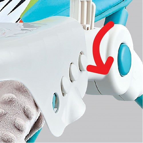 Infant to Toddler Rocker/Dining Chair - Zebra