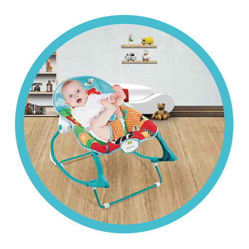 Infant to Toddler Rocker (Vibration/Music) - Lion