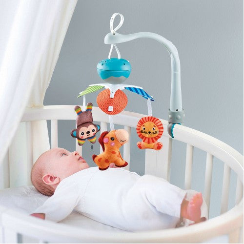 Universal Musical Mobile (Playpen, Bassinet, Crib, Stroller) - Safari