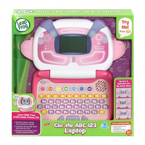 LeapFrog Clic the ABC 123 Laptop (Pink)