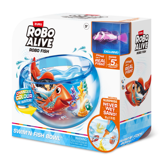 ZURU Robo Fish robotic swimming pets Fish Tank Playset (Blind Pack)