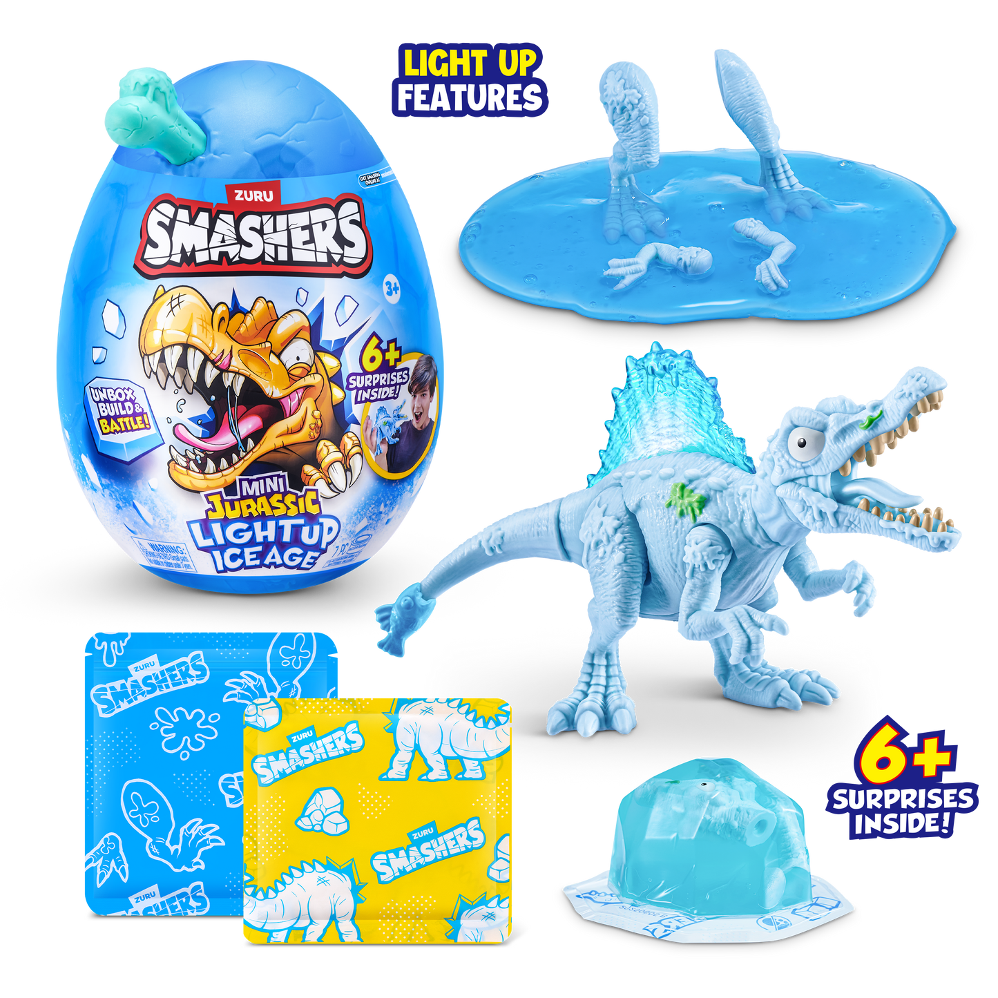 ZURU Smashers Mini Ice Age Dinosaur Surprise Egg (Blind Pack)