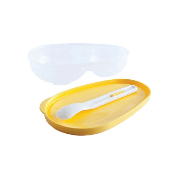 Pigeon Feeding Dish with Spoon