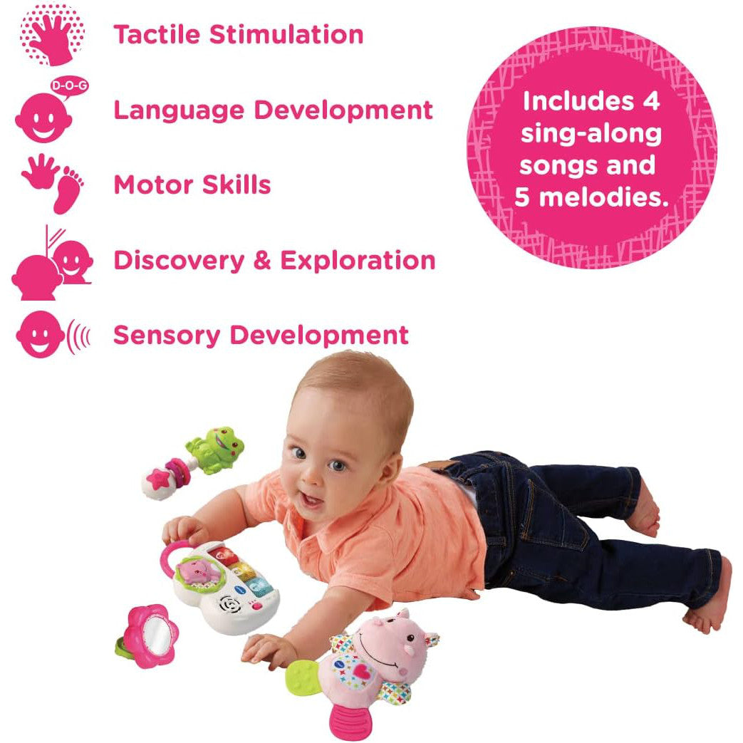 Vtech My 1st Gift Set - Teether, Rattle & Piano (Pink)