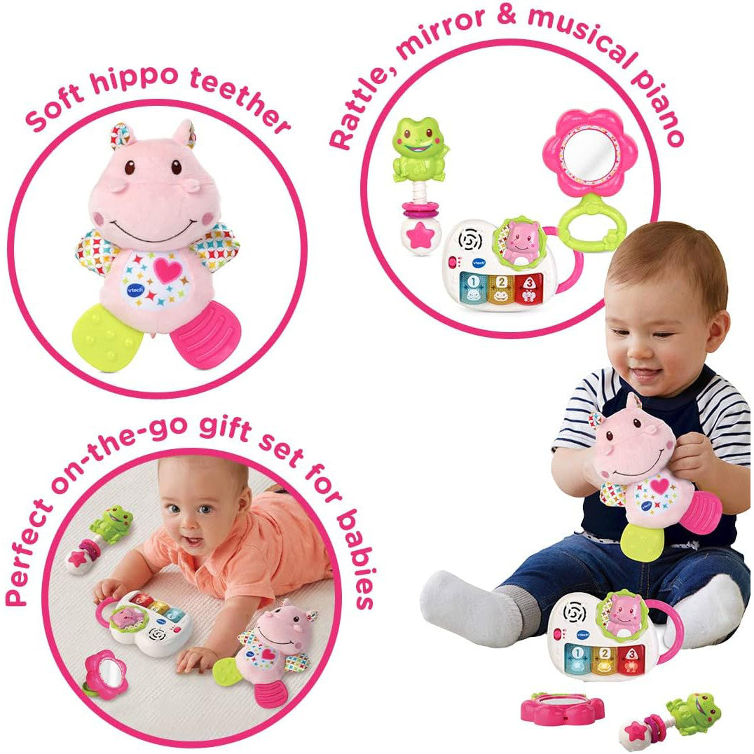 Vtech My 1st Gift Set - Teether, Rattle & Piano (Pink)