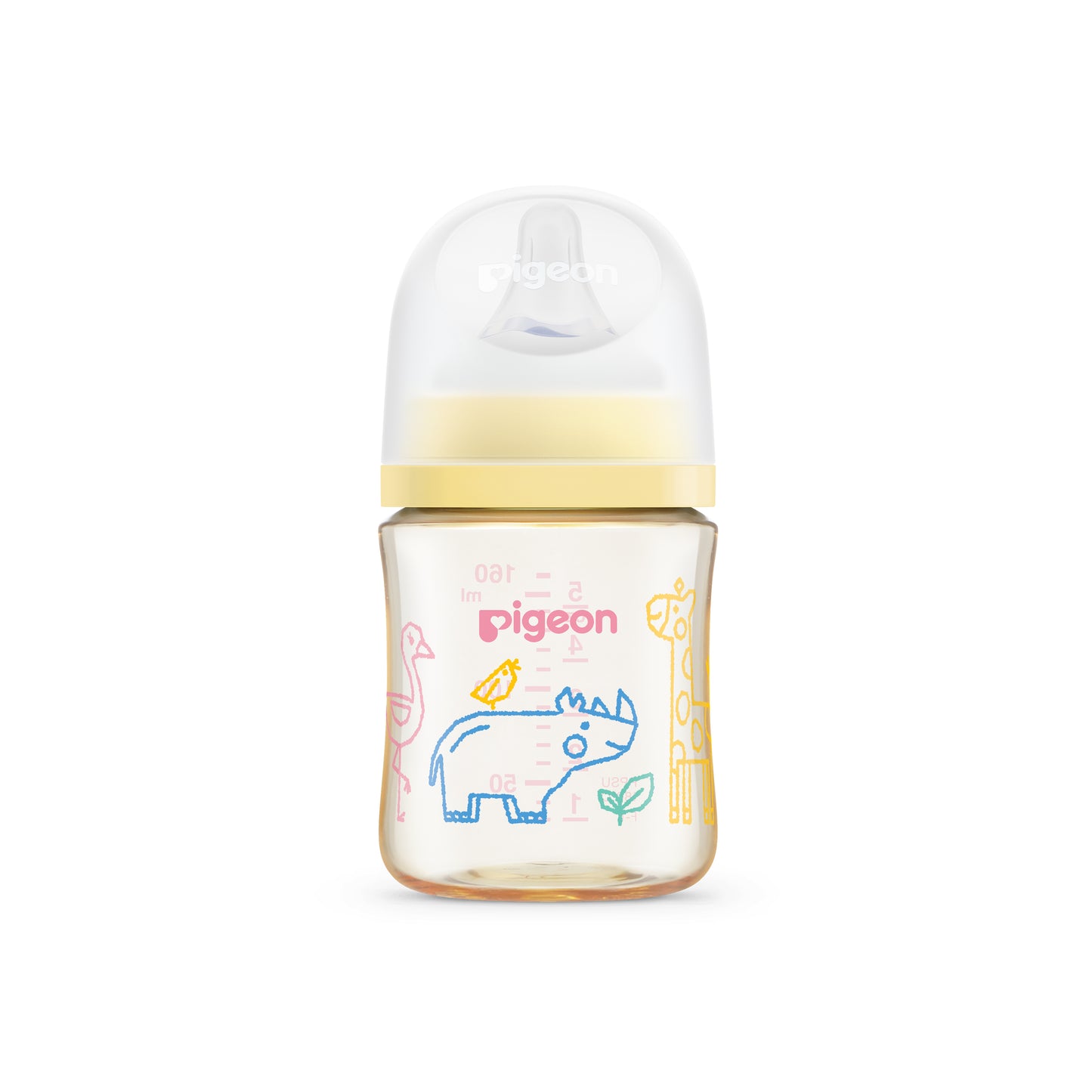 Pigeon SofTouch™ BPP Nursing Bottle PPSU 160ml Safari Doodles