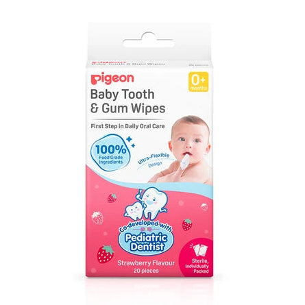Pigeon Baby Tooth & Gum Wipes Natural 20S