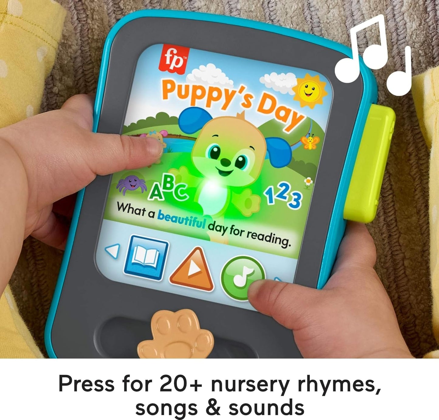 Fisher-Price Baby Learning Toy Laugh & Learn Puppy’s Storytime Reader