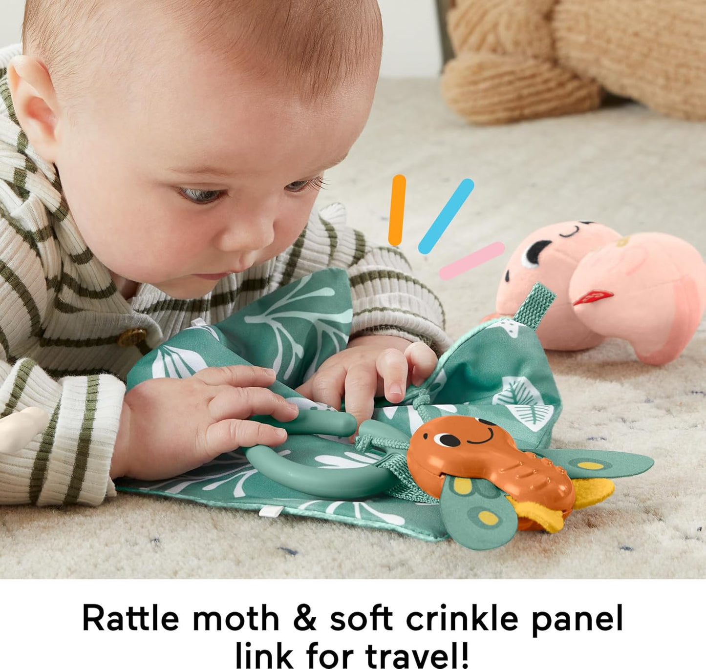 Fisher-Price Baby Toys So Many Senses Set, 4 Sensory Activities