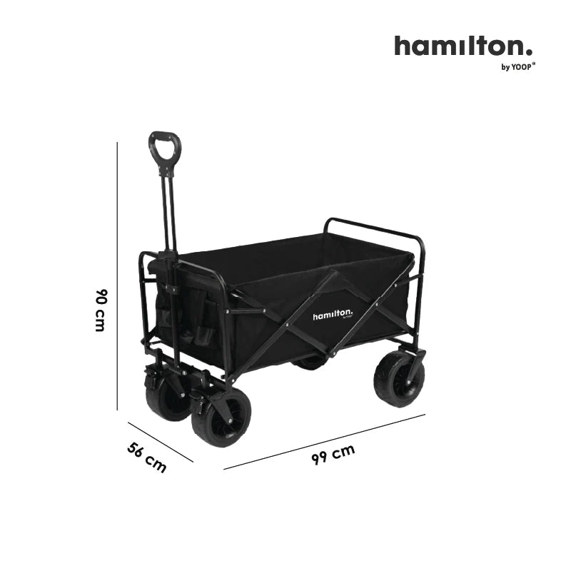 Hamilton Flexi-Fold Wagon Plus with Brake Wheels