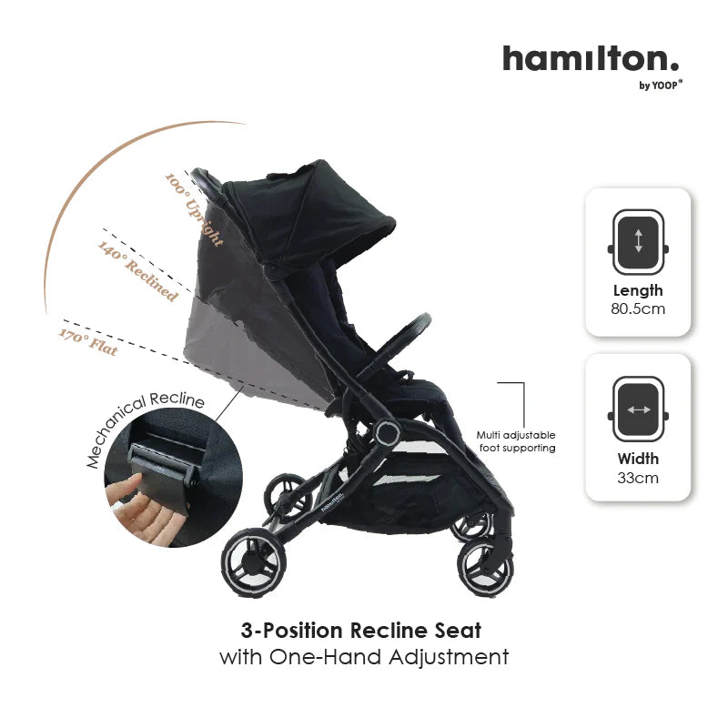 HAMILTON S2 Stroller | MagicFold™