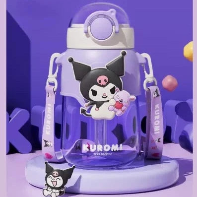 Sanrio Straw Water Bottle 690ml