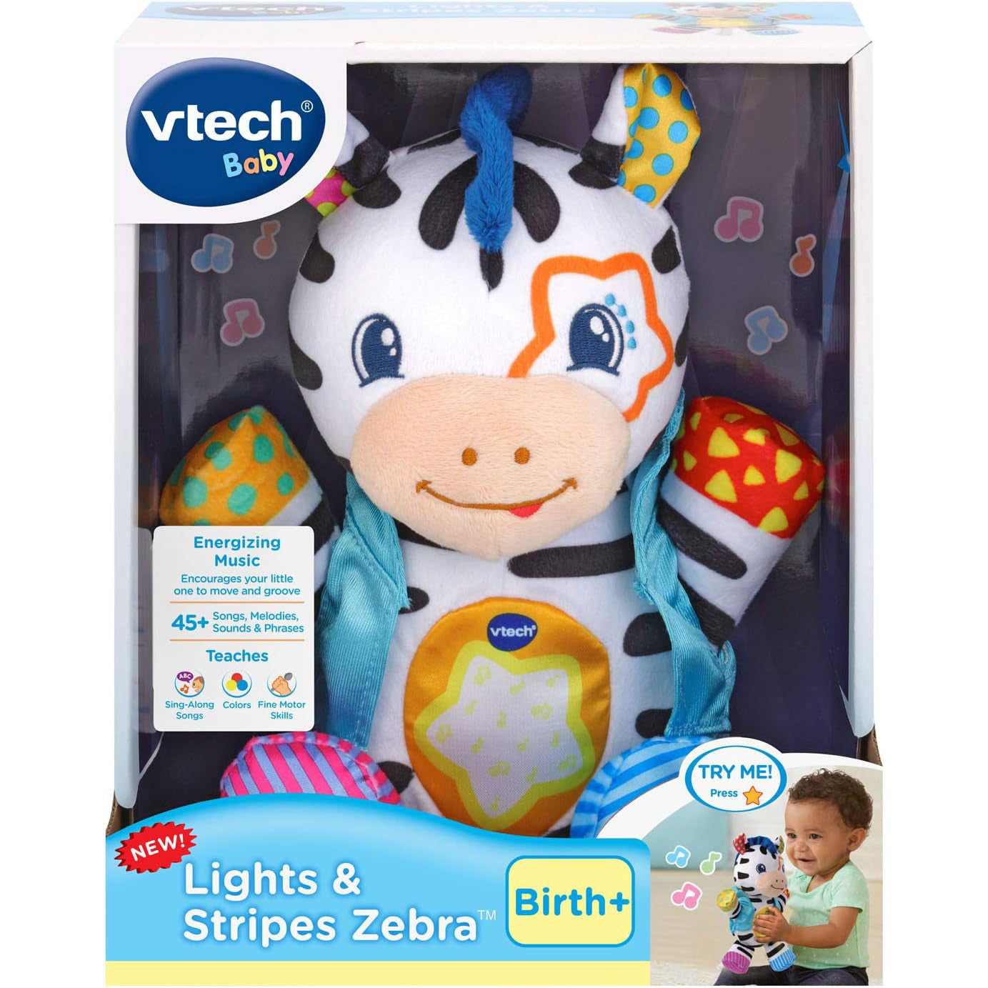 Vtech Light & Strips Zebra