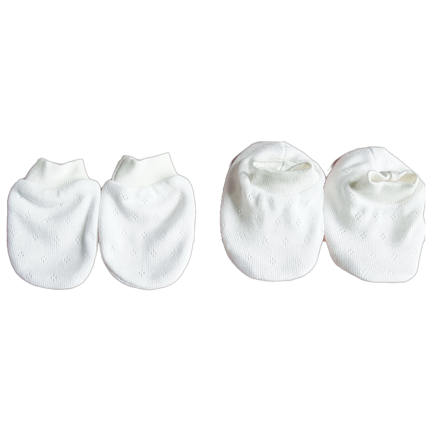 Baby Mitten and Bootee Set For Preemie