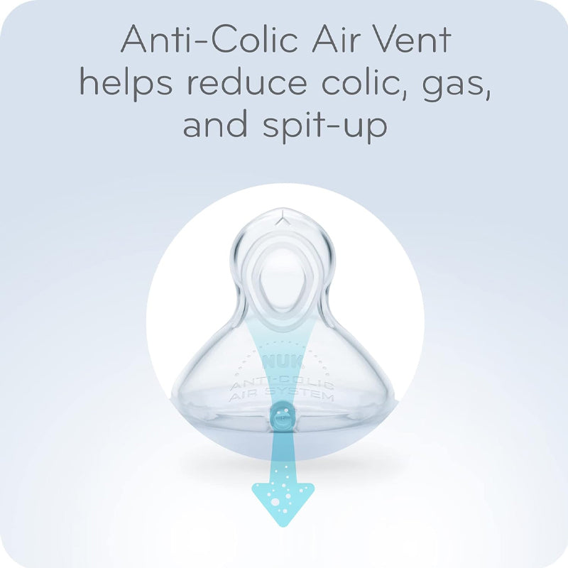 NUK Premium Choice Latex Teat 2/pack 2L (Thicker Feed 6m+)