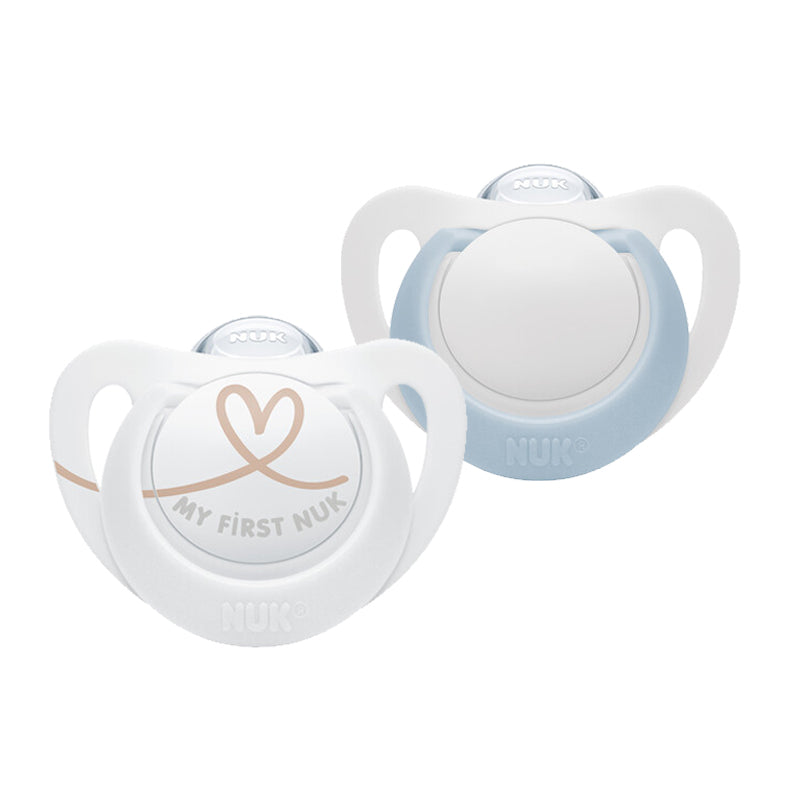NUK Star Day Silicone Soother Pacifier 2pcs/box (0-2 maths)