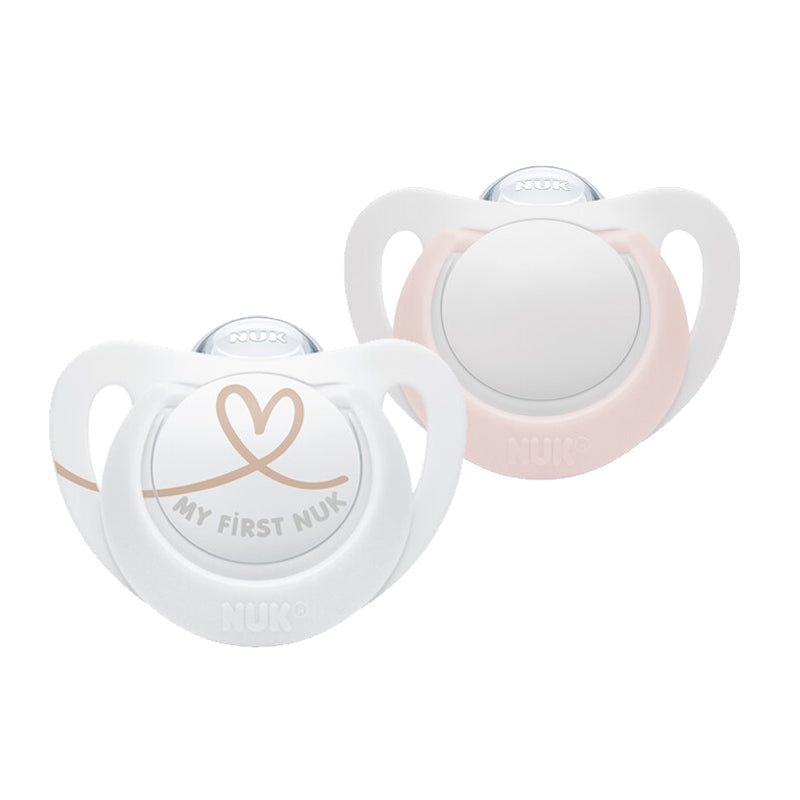 NUK Star Day Silicone Soother Pacifier 2pcs/box (0-2 maths)