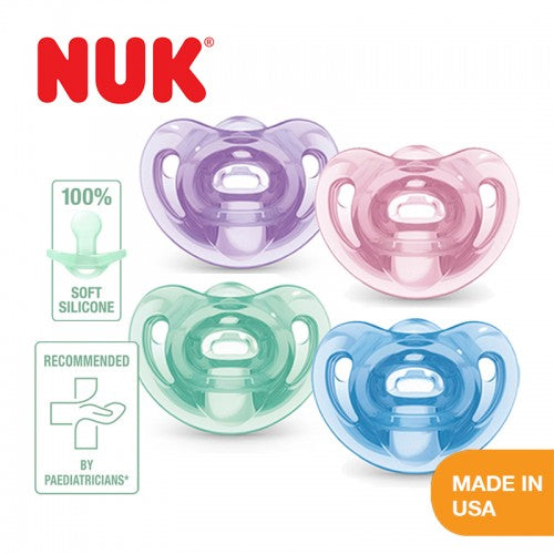 NUK Sensitive Silicone Soother (0-6 mth)
