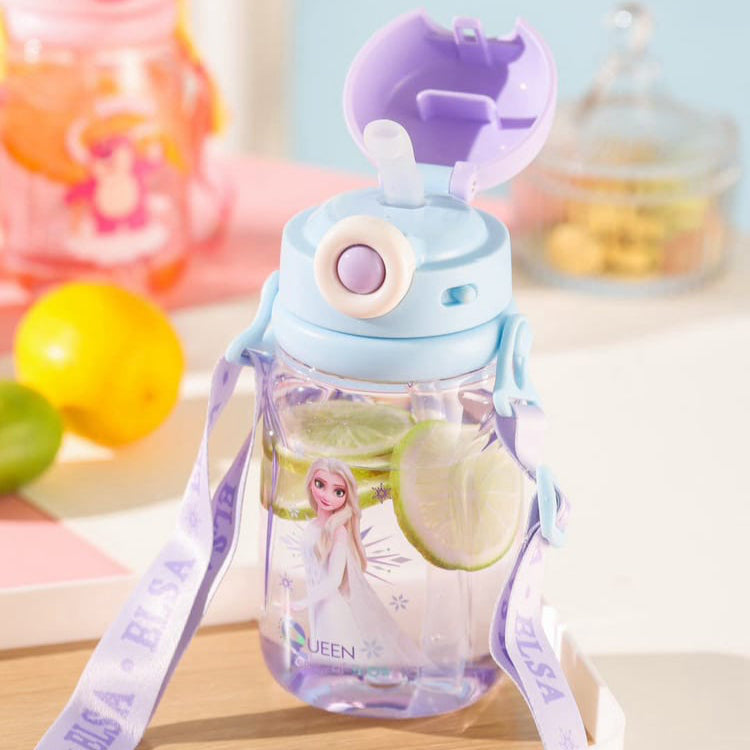 Frozen Straw & Strap Water Bottle