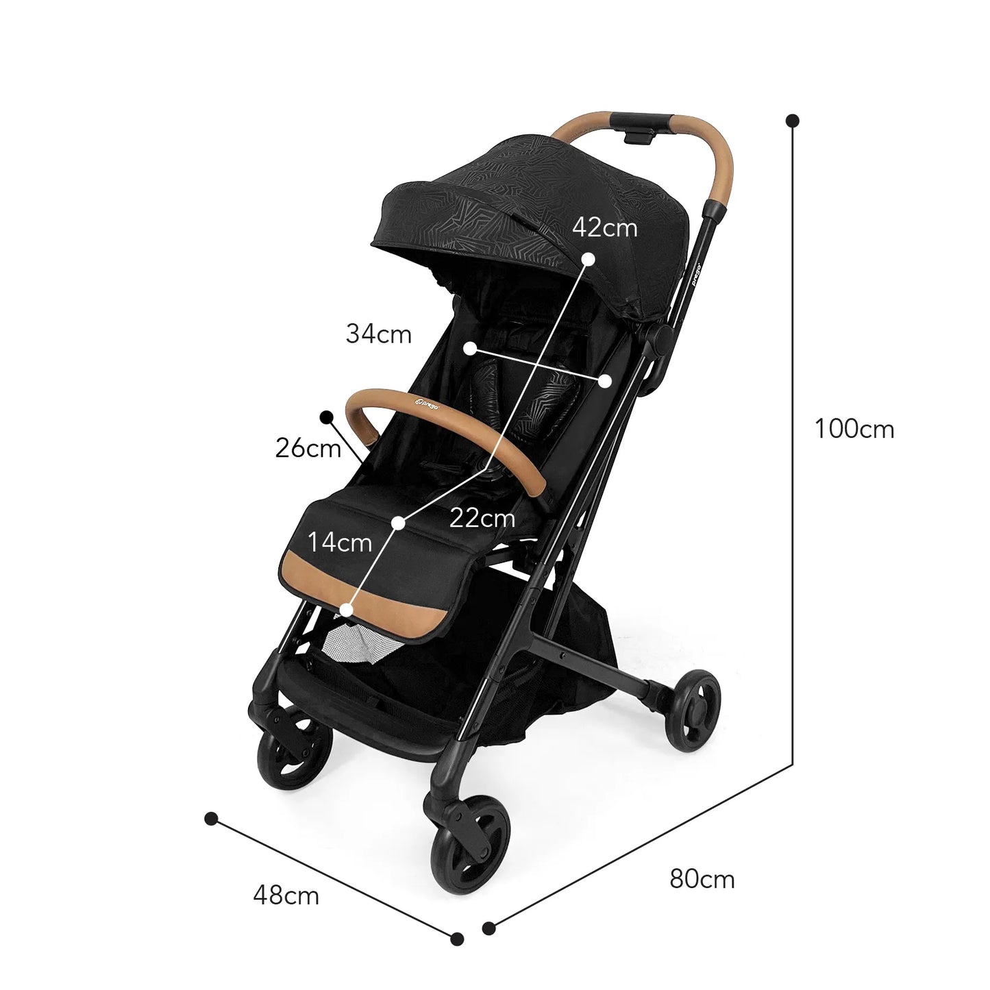 Prego Imus Travel Stroller, 0-22kg