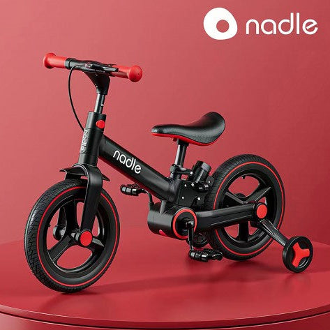 5 In 1 Trike Multifunctional Foldable Bike/Wheeler/Balance Bike/T Bar - Red