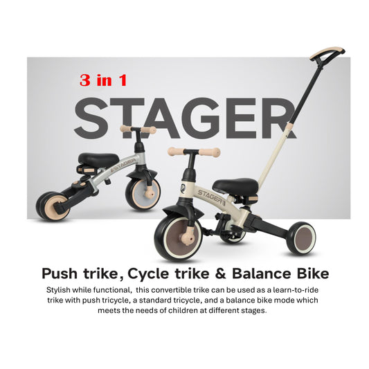 Q Play 3 in 1 Tricycle – STAGER