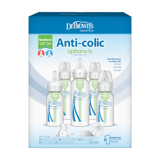 DR. BROWN'S Options+ Narrow Neck PP Bottle Newborn Feeding Set