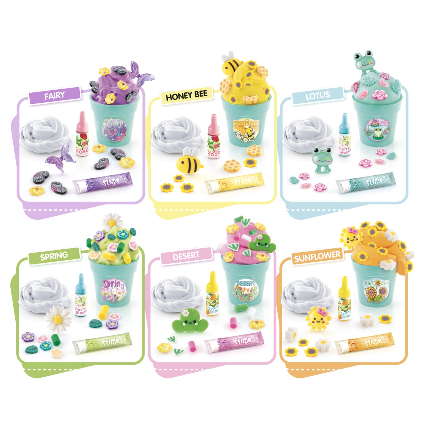 So Slime Slime Flower Mini Garden