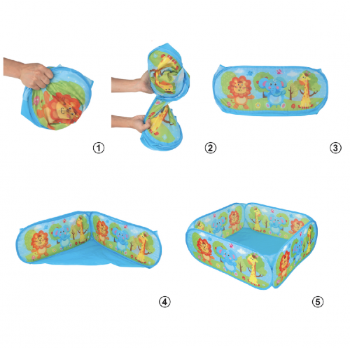 Lucky Baby Play Tent - Blue Safari