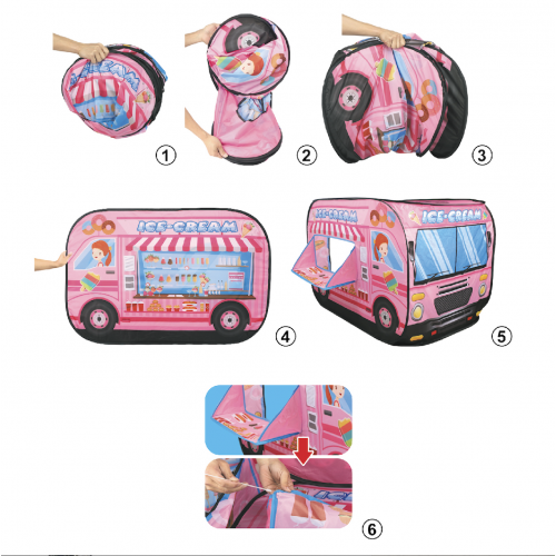 Ice Cream Truck Exploration Playhouse