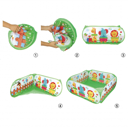 Lucky Baby Play Tent - White Safari