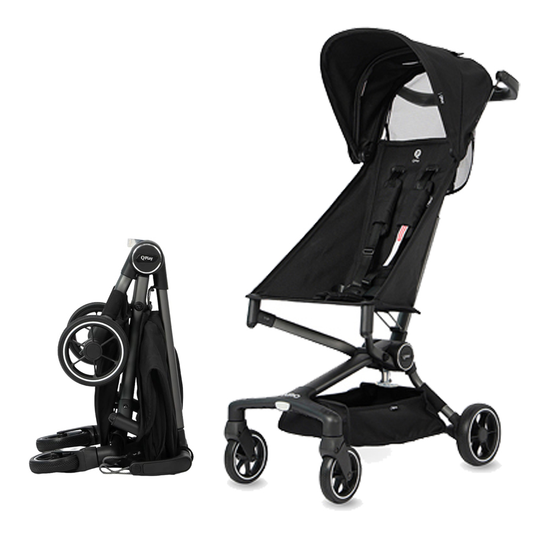 QPlay AIRO Cabin-sized Lightweight Baby Stroller (Black)