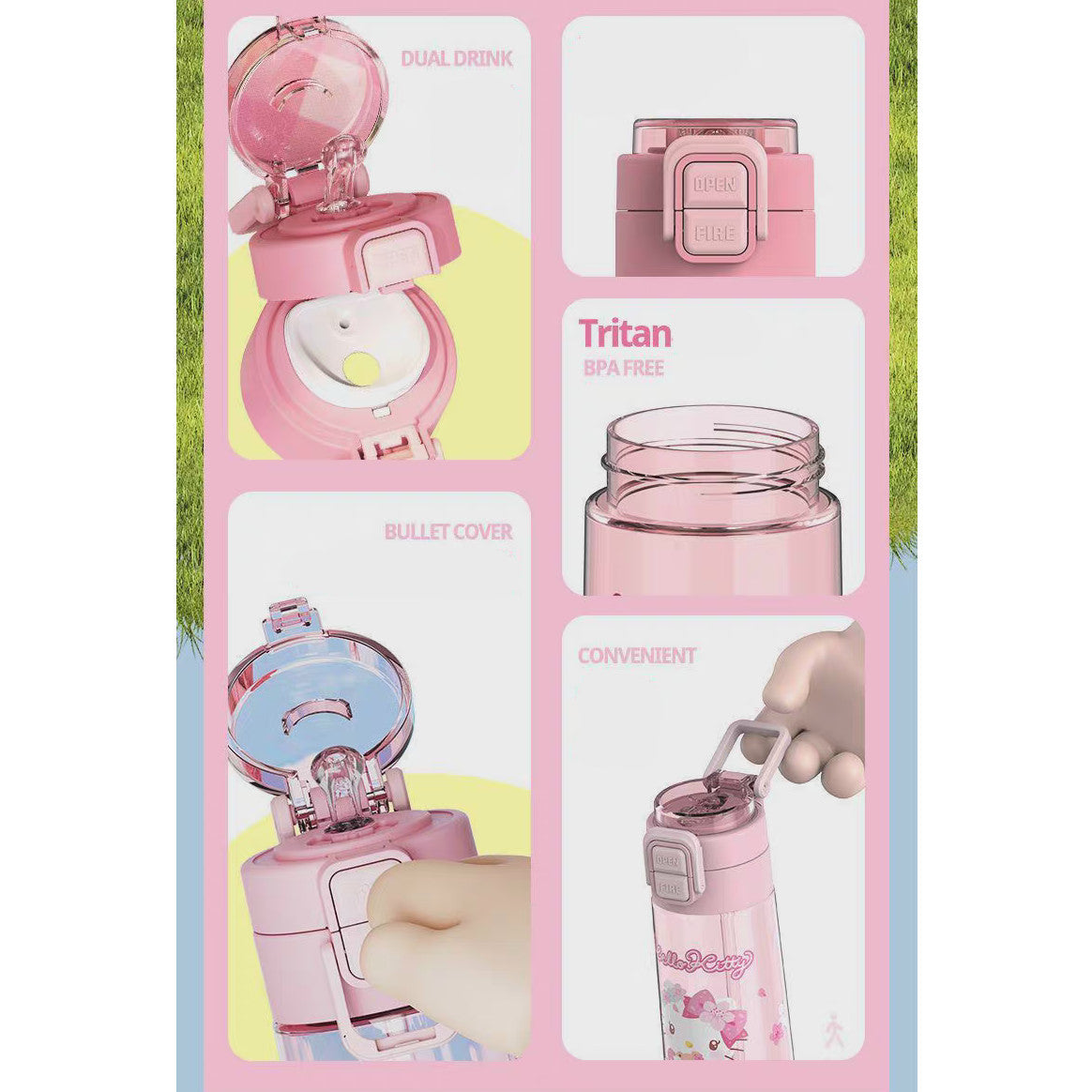 Sanrio Dual Drink Water Bottle