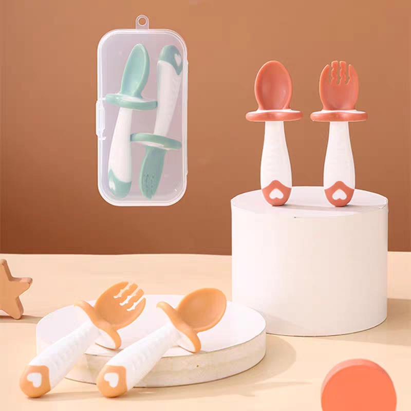 Silicone Training Fork & Spoon