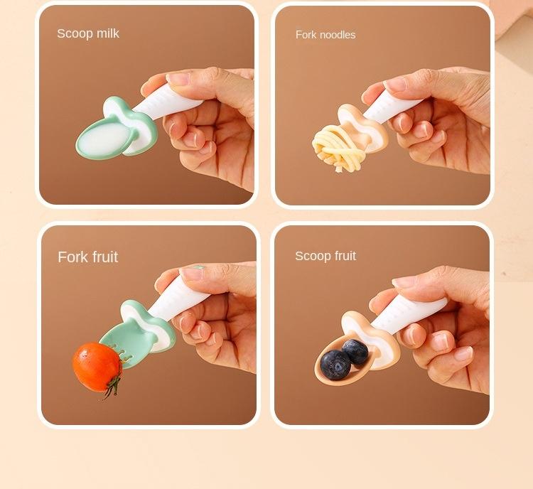 Silicone Training Fork & Spoon