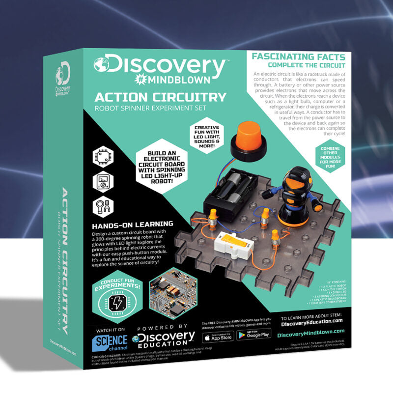 Discovery Mindblown - Action Circuitry Robot Spinner Experiment Set