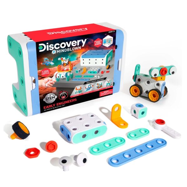 Discovery Mindblown – Early Engineers 88-Piece Building Set