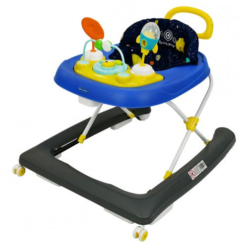 Galaxy 2 In1 Baby Walker/Pusher (Blue)