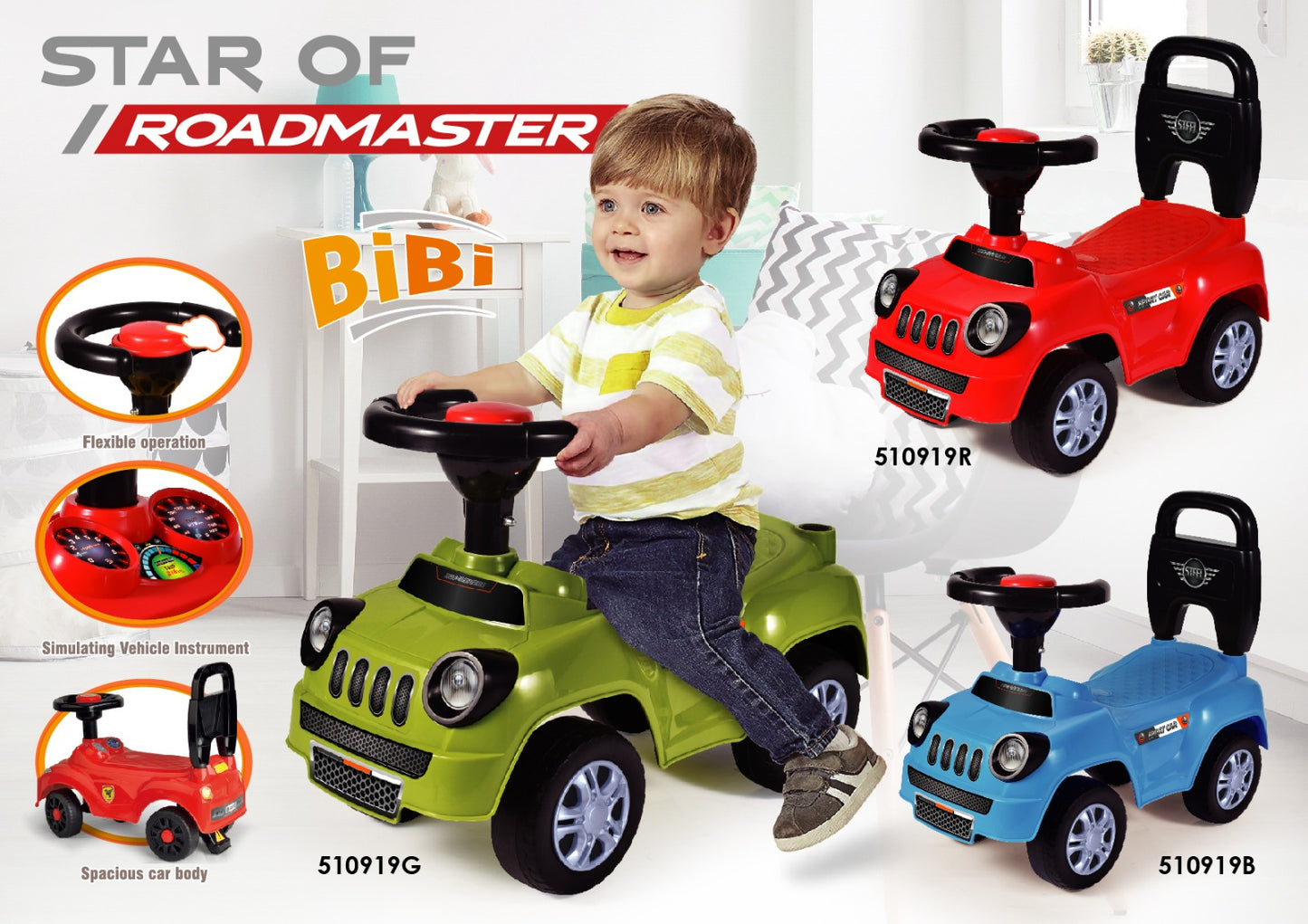 Ride-On Push Car - Roadmaster