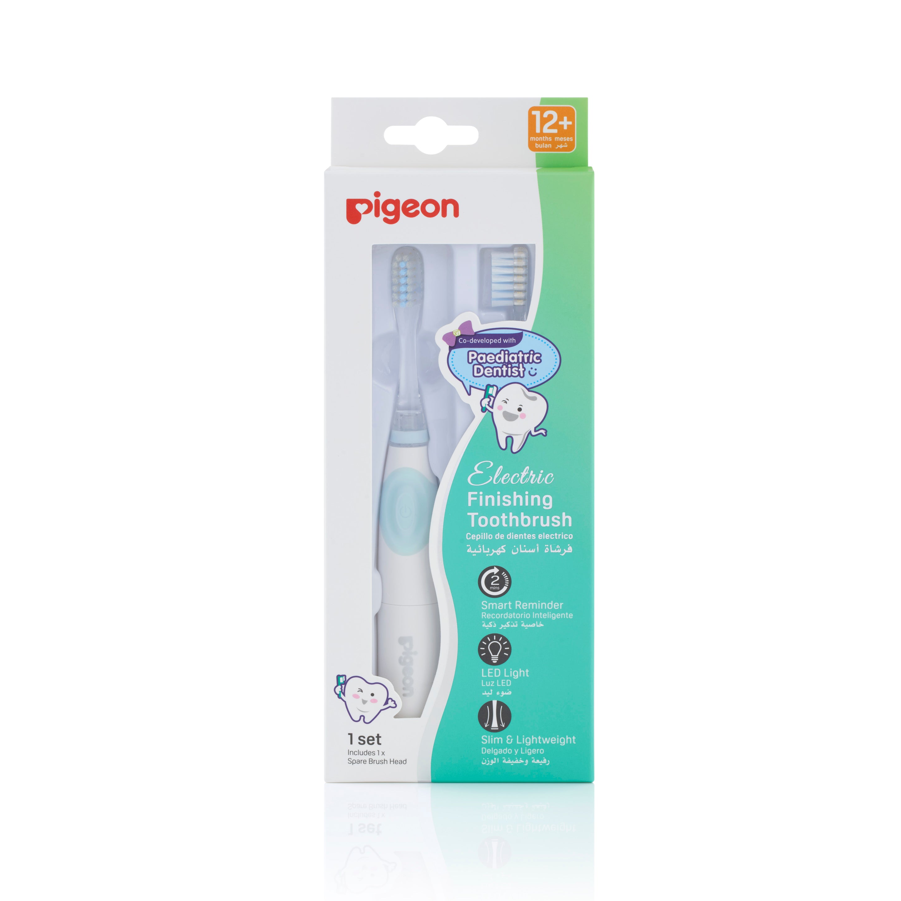 Pigeon toothbrush best sale for baby