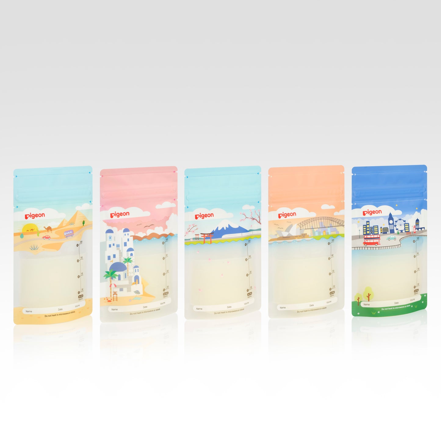 Pigeon Breast milk Storage Bags Holidays 120ml