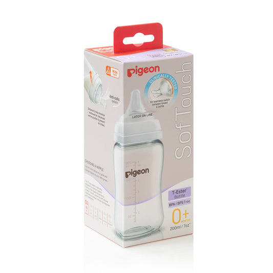 Pigeon SofTouch™ T-Ester Nursing Bottle - Single Pack 200ml